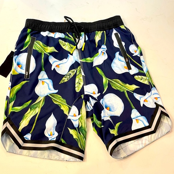 MC2 Saint Barth Tropical print board short